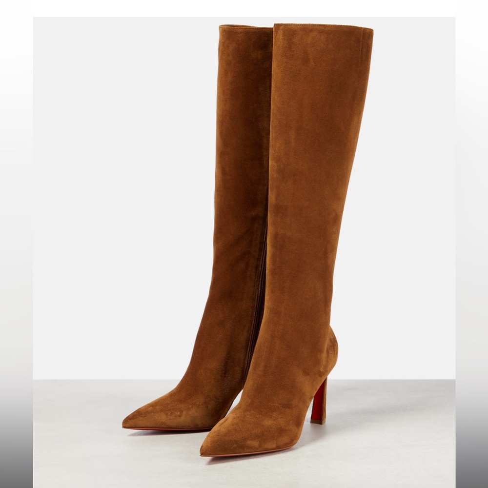 Condora Botta 85 boots by Christian Louboutin in Rhea color. NWT, Size 35.5